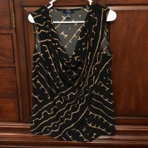 ***free with $10 purchase*** 1X Chaps draped front camisole